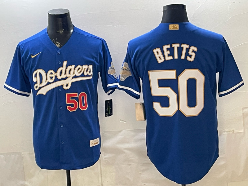 Men Los Angeles Dodgers #50 Betts blue Game 2026 Nike MLB Jersey 4014001